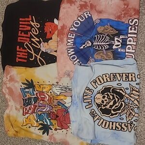 See of 4 shirts, size m